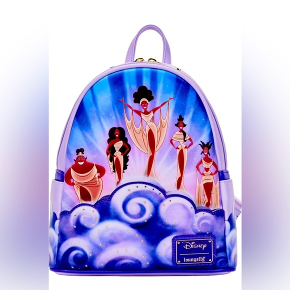 Loungefly Handbags - Loungefly Disney Hercules muses clouds mini backpack NWT​